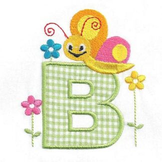 Animal Applique Alphabet B – Stitchbox Creations