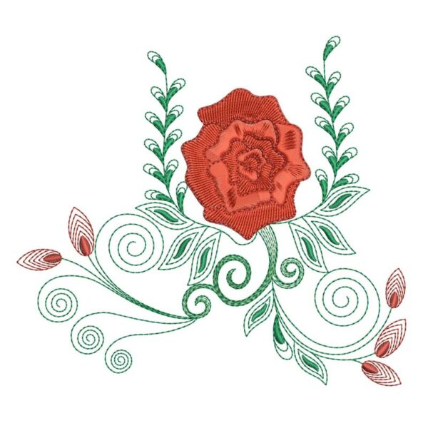 Red Rose 2 – Stitchbox Creations