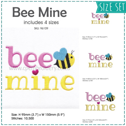 Bee mine bee bug heart wing blue wing bug be mine words