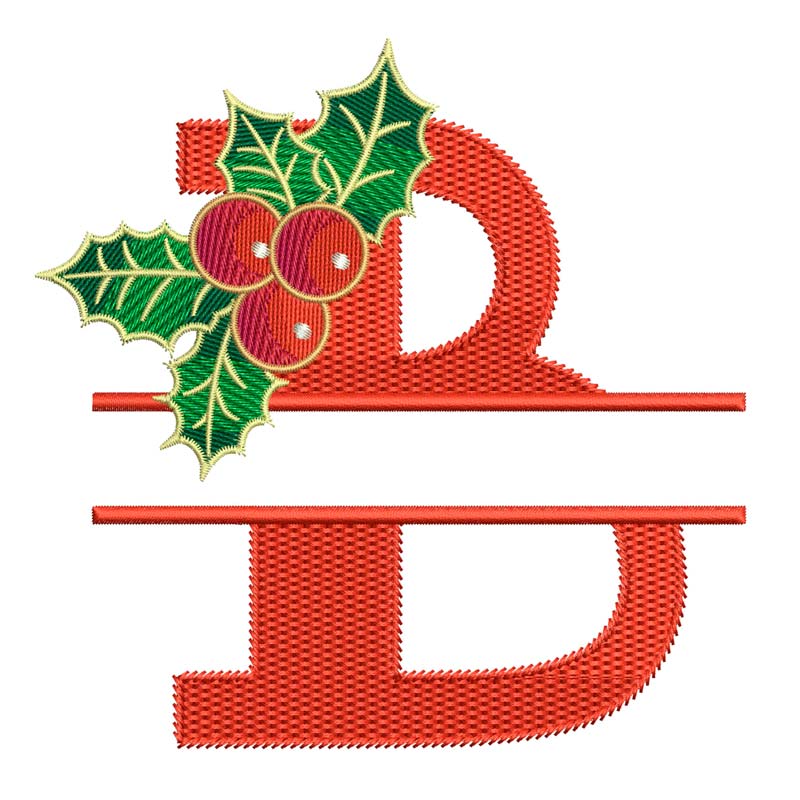 Christmas Personalised Alphabet – 4 Sizes – Stitchbox Creations