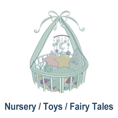Nursery, Toys, Fairy Tales, Books, etc.