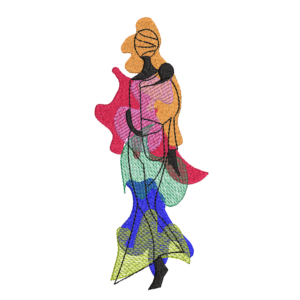 Abstract African Lady 3