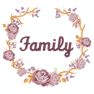 Rose Wreath Delight Family - 3 Sizes