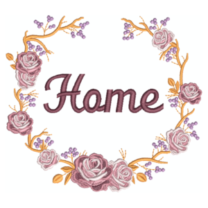 Rose Wreath Delight Home - 3 Sizes