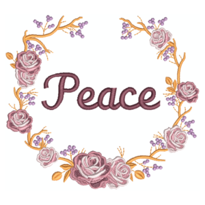 Rose Wreath Delight Peace - 3 Sizes