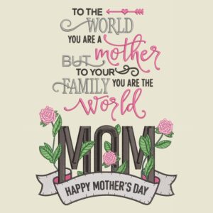 Mother's Day Quotes Single 10 - 3 Sizes